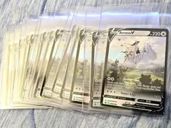 Arceus V SWSH204 Pokemon Sword & Shield Promo Holo - LOT Of 15 (100% Authentic) - Image 3