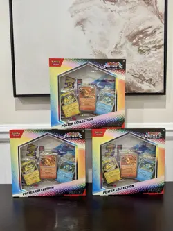 3x Pokemon TCG Scarlet & Violet Prismatic Evolutions Poster Collection SEALED 👉 - Image 1