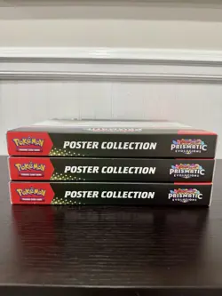 3x Pokemon TCG Scarlet & Violet Prismatic Evolutions Poster Collection SEALED 👉 - Image 3