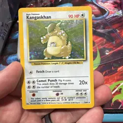 1999 Pokemon Kangaskhan 5/64 Holo No Symbol ERROR MO/HP - Image 1