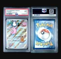 Pokemon Chansey 187/167 Sv06 Twilight Masquerade Illustration Rare PSA 9 - Image 3