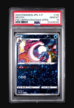 PSA 10 MILOTIC 2020 POKEMON JPN S PROMO POKEMON CENTER KANAZAWA OPENING #145 - Image 1