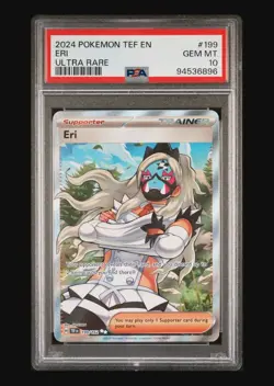 PSA 10 Eri Ultra Rare 199 2024 Pokemon Tef En-Temporal Forces 115675352 - Image 1