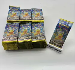 Lot of (210) Pokemon Korean SV8 Super Electric Breaker Booster Packs Sealed - Image 1