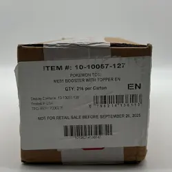 Pokemon Mega Evolution Base Set ME01 Enhanced Booster 6-Box Sealed Case #2 - Image 1