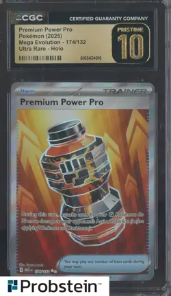 2025 Pokemon Mega Evoltution #174/132 Premium Power Pro Holo CGC 10 PRISTINE - Image 1
