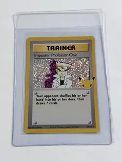 Pokemon TCG Trainer Celebrations Imposter Professor Oak - Image 1
