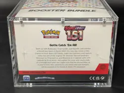 Pokemon 151 SV3.5 Booster Bundle Display Factory Sealed Case W/Acrylic Case - Image 3