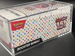 Pokemon 151 SV3.5 Booster Bundle Display Factory Sealed Case W/Acrylic Case - Image 4