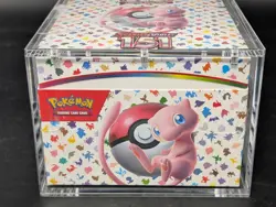 Pokemon 151 SV3.5 Booster Bundle Display Factory Sealed Case W/Acrylic Case - Image 5
