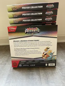 Lot of 6 - Pokemon Scarlet & Violet Prismatic Evolutions Poster Collection - Image 3