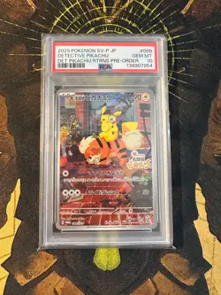 Pokemon Japanese Detective Pikachu 098/SV-P PSA 10 - Image 1