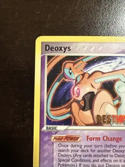 Deoxys 16/107 Pokemon TCG Destiny Deoxys Stamped Promo DMG - Image 2