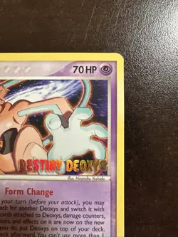 Deoxys 16/107 Pokemon TCG Destiny Deoxys Stamped Promo DMG - Image 3