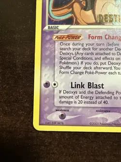 Deoxys 16/107 Pokemon TCG Destiny Deoxys Stamped Promo DMG - Image 5