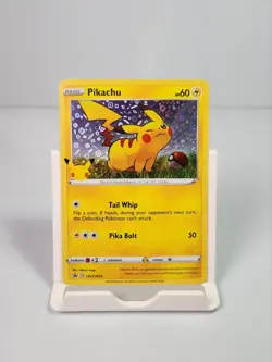 Pikachu SWSH039 Holo Promo Pokemon 25th Anniversary General Mills - Image 1