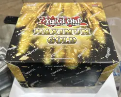 Yugioh Maximum Gold Display (5 Mini-Boxes) 1st Edition Factory Sealed - Image 1