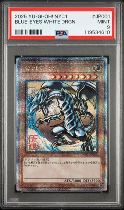 2025 #JP001 BLUE-EYES WHITE DRAGON PSA 9 - Image 1