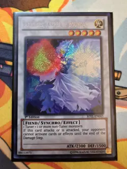 Armades, Keeper of Boundaries - JOTL-EN045 - Secret Rare 1st Edition NM Yugioh - Image 1