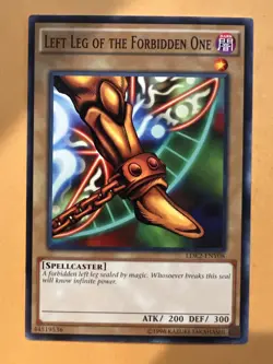 Yugioh TCG Left Leg of the Forbidden One LDK2-ENY08 Legendary Decks II Unlimited - Image 1