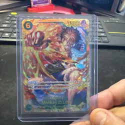 One Piece Monkey D. Luffy Card Game OP13-118, Carrying On His Will - Image 1