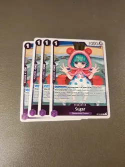 4x Sugar OP10-065 R One Piece Royal Blood Playset NM Pack Fresh - Image 1