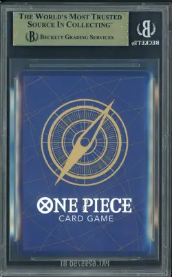 2023 One Piece Wings of The Captain Japanese OP06101 O-Nami R PAR Foil BGS 10 - Image 2