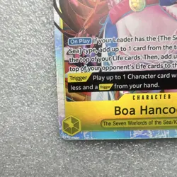 One Piece Bandai Boa Hancock OP14-112 Azure Sea's Seven SR Holo English - Image 2