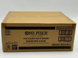 One Piece OP14-EB04 The Azure Sea's Seven English 12 Booster Box Case Sealed #2 - Image 4
