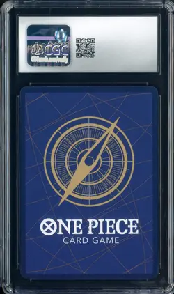 2024 One Piece Japanese OP05 Secret Rare #119 Monkey D. Luffy CGC 10 GEM MINT - Image 2