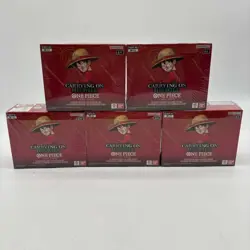 Lot of (5) One Piece English OP-13 Carrying On His Will Booster Boxes Sealed .. - Image 1