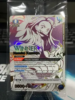 Union Arena Nezuko Kamado Rare Battle Winner Promo Demon Slayer English (Sealed) - Image 1
