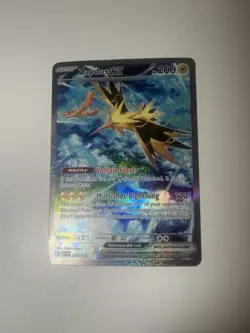 Pokemon TCG Zapdos EX Scarlet Violet 151 Special Illustration Rare Card 202/165 - Image 4
