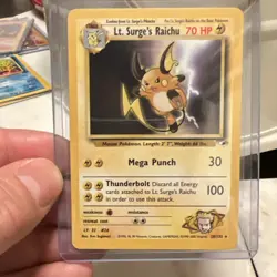 Lt. Surge's Pikachu & Raichu Gym Challenge Pokemon TCG 2 Cards English 2000 - Image 4