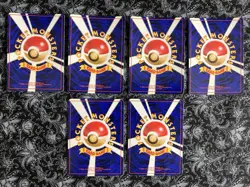 6 Vintage Japanese Pokemon Card Lot. 4 Holo 2 Non Holo - Image 2