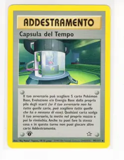 ~ITA~ ITALIAN Capsula del Tempo 1st Edition Neo Genesis 90 Pokemon Card (Z1 - Image 1