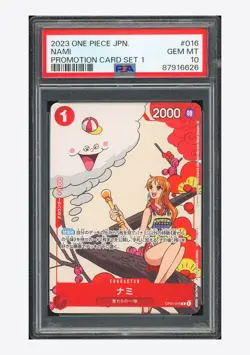 One Piece PSA 10 Nami R Promo 2022 OP01-016 Promotion Card Set Vol.1 Japanese - Image 1