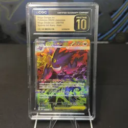 Mega Gengar ex 240/193 SAR Mega Dream Japanese Pokemon Card CGC 10 Pristine 2025 - Image 1