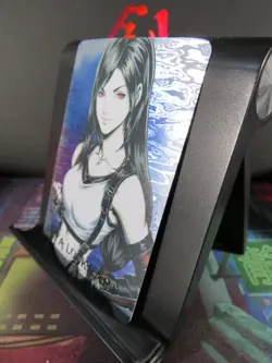 Tifa Lockhart Final Fantasy Art Card Rare Holo Laser Collectible Video Game NM - Image 2