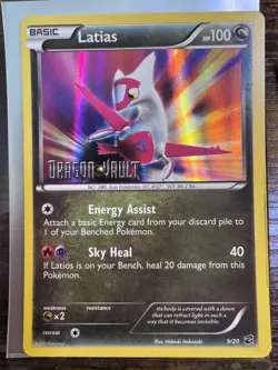 Pokemon TCG Latias Stamped 9/20 & Latios HGSS11 Black Star Promo: Holo Card Lot - Image 3