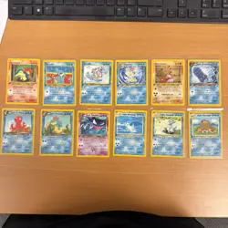 1st Edition Pokemon Cards Lot x12 English - Image 1