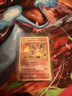 Pokemon Evolutions Holo Rare Charizard TCG XY 2016 Card 11/108 LP/MP Condition - Image 3