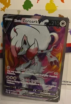 Hisuian Zoroark V SWSH297 - SWSH Black Star Promo - Pokemon Card - Near Mint - Image 1