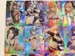 Senpai Goddess Haven Set #1 Partial UR Card Set Anime Waifu CCG 18 Cards - Image 2