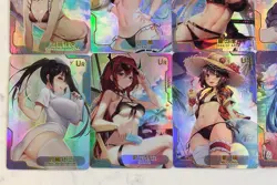 Senpai Goddess Haven Set #1 Partial UR Card Set Anime Waifu CCG 18 Cards - Image 4