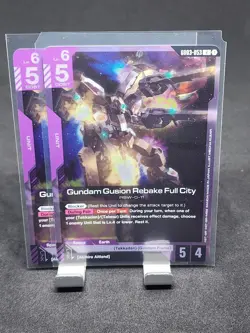 Gundam Gusion Rebake Full City Gundam Card Game . Steel Requiem Rare • GD03-053 - Image 1