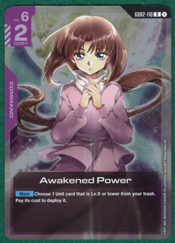 Awakened Power - Dual Impact GD02-110 - Gundam Card Game TCG Card - Image 2