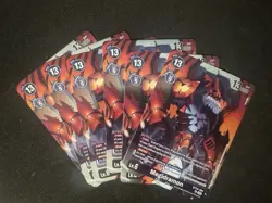 6X Digimon Card Game Megidramon BT24-080 Rare NM - Image 1