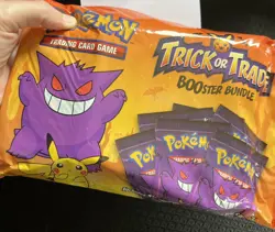 Sealed Pokemon TCG BOOster Gengar Trick Or Trade Bundle 40 Packs- 120 Cards 820650850783 - Image 1
