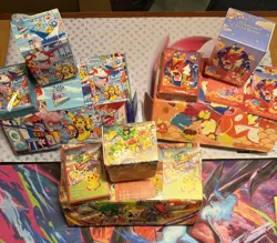 MASSIVE Assortment Of Pokemon ETB UPC Sleeves, Mat, Dice, Coins, Jumbo Cards,ETC - Image 2